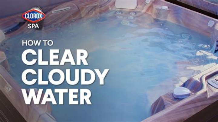 lazy spa water cloudy