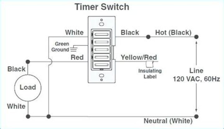 leviton timer switch wiring