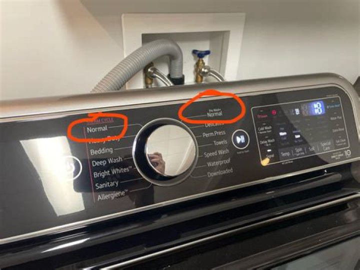 lg dryer settings