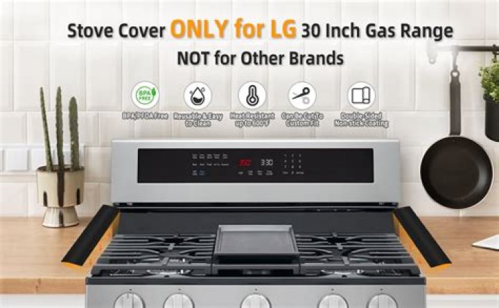 lg stove top