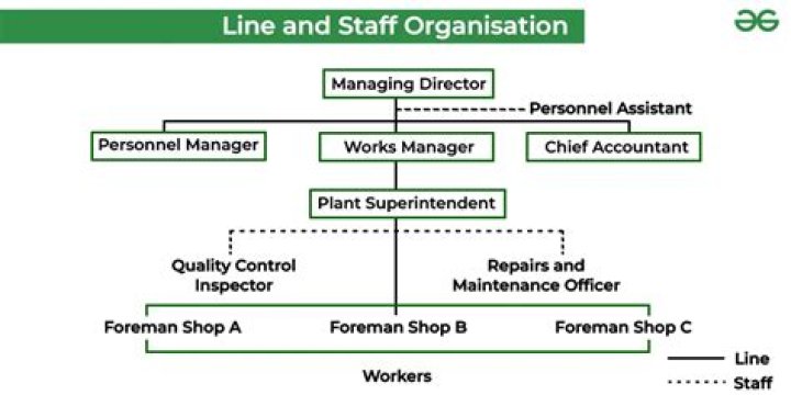 line and staff organisation