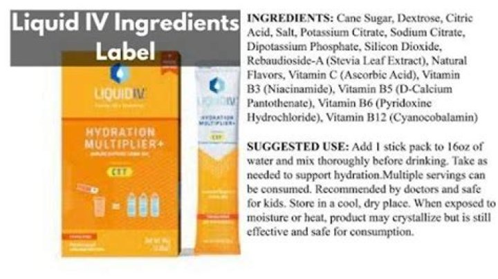 liquid iv ingredients
