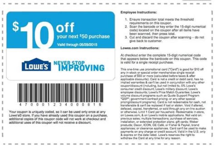 lowes moving coupon 2020