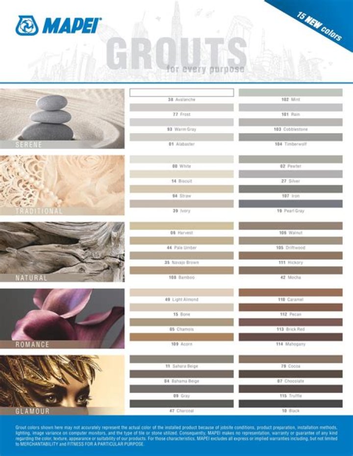 mapei grout