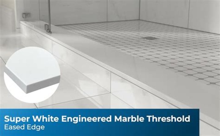 marble shower threshold