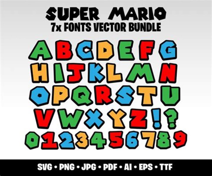 mario font