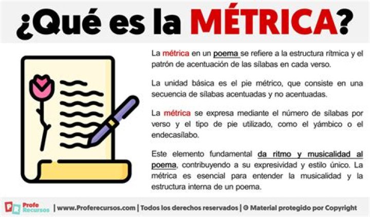 métrica de un poema