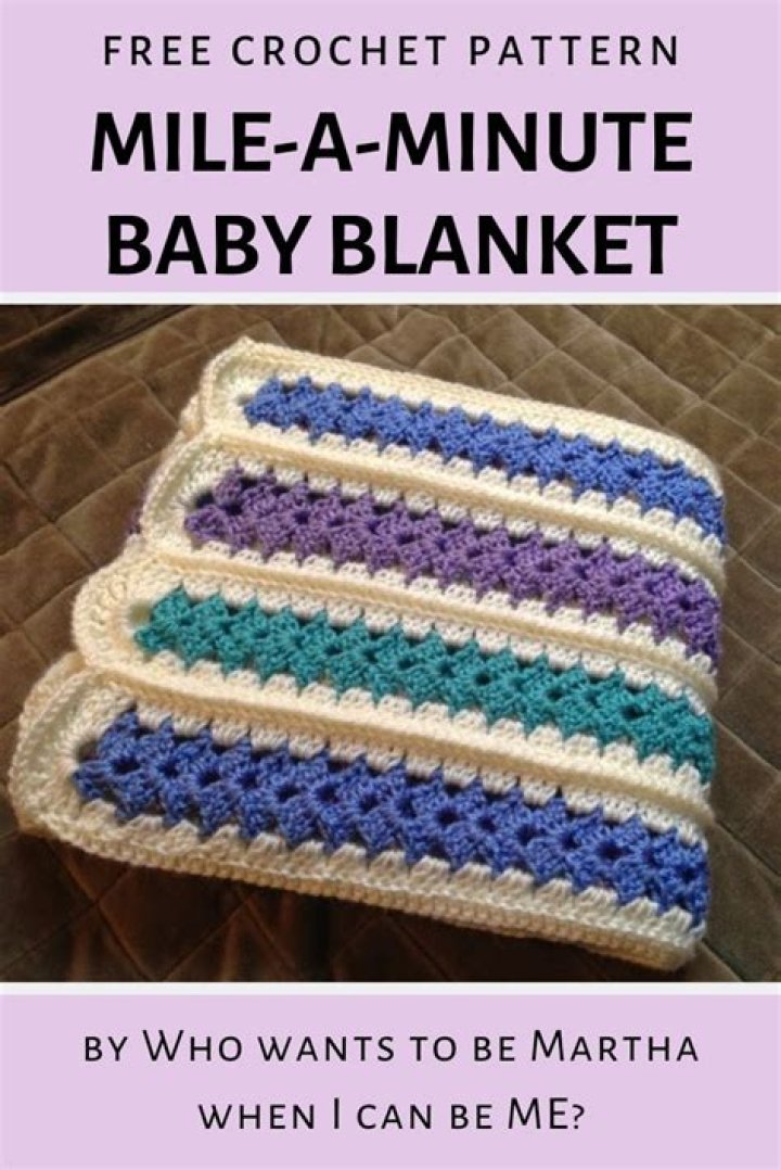 mile a minute crochet pattern