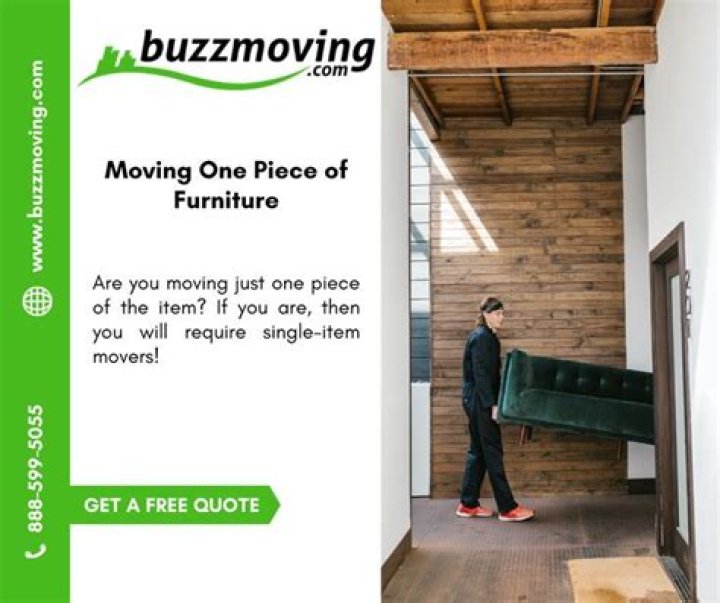 moving one piece of furniture