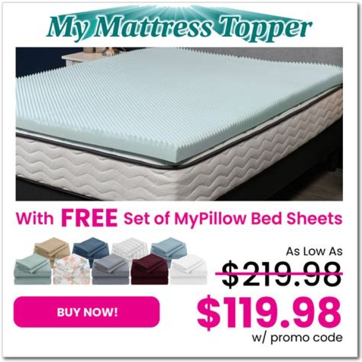 mypillow mattress topper price