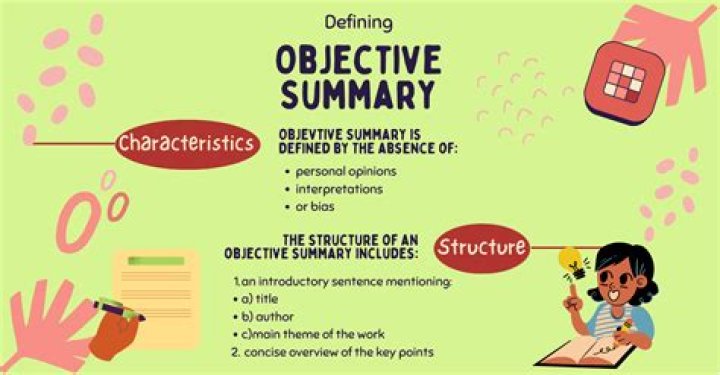 objective summary