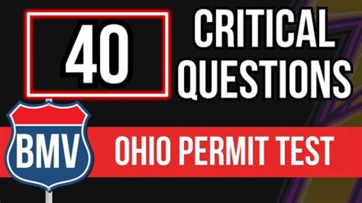 ohio permit test