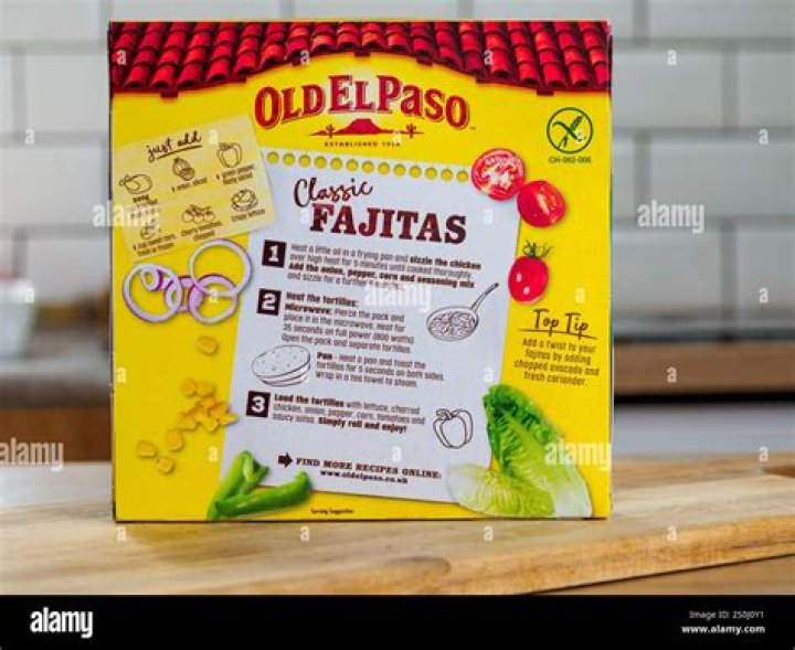 old el paso fajita calories