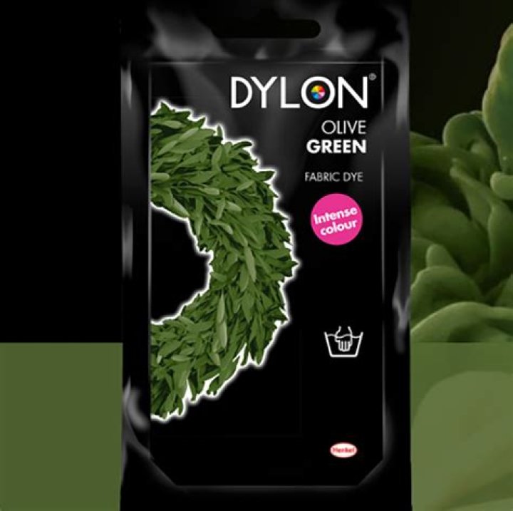 olive green fabric dye