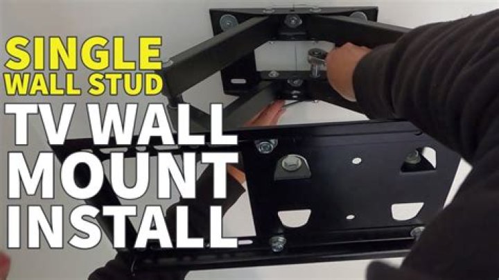 one stud tv mount