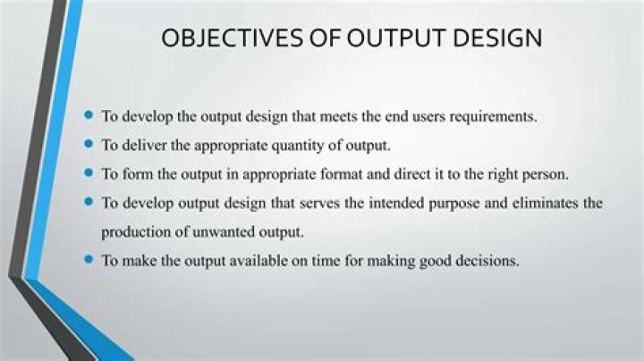 output design