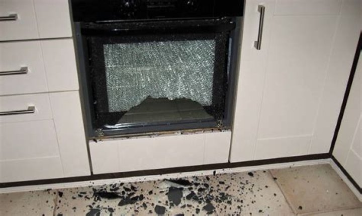 oven door glass shattered