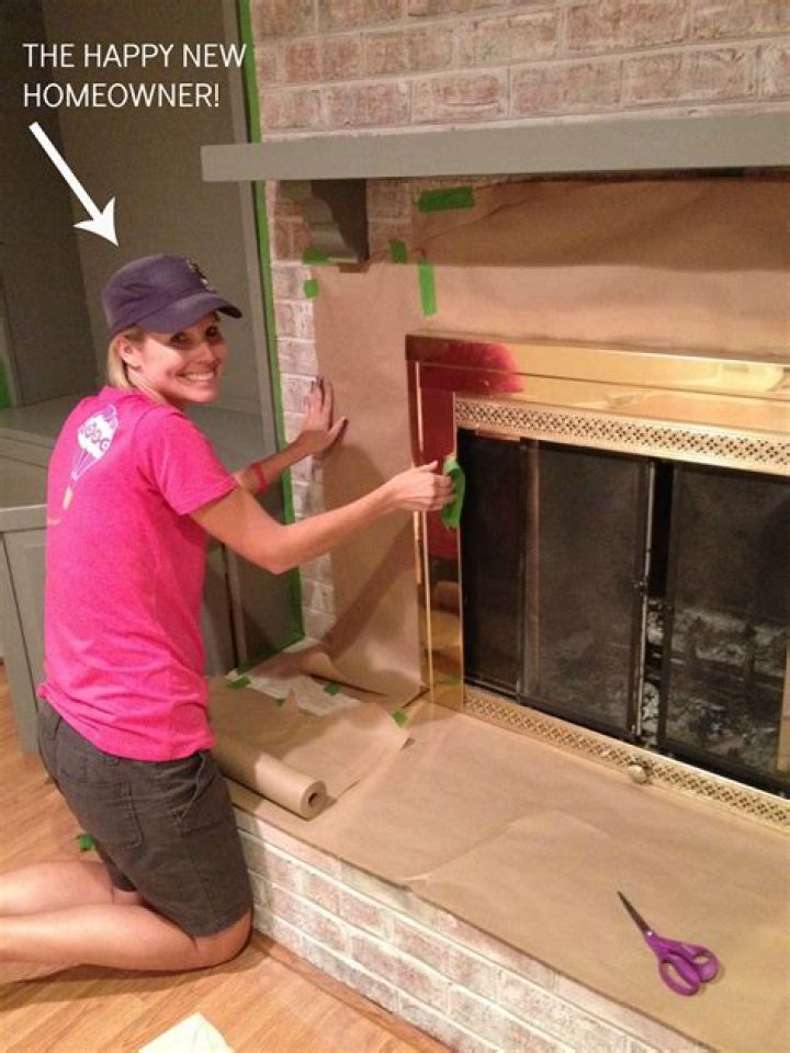 paint fireplace screen