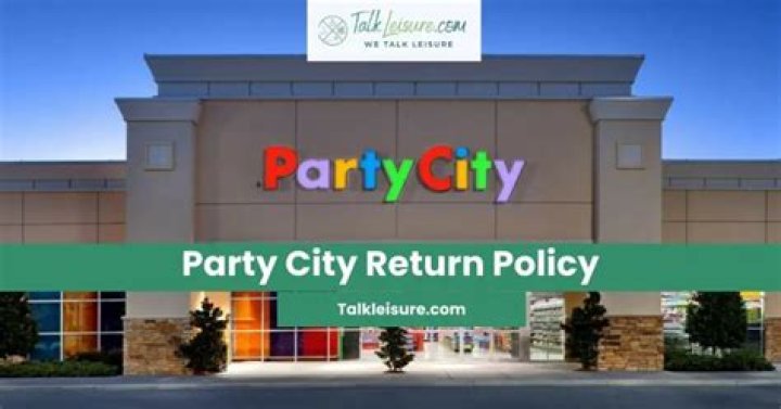 party city return policy