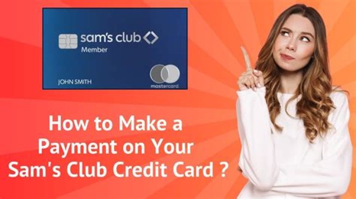 pay sam’s credit card