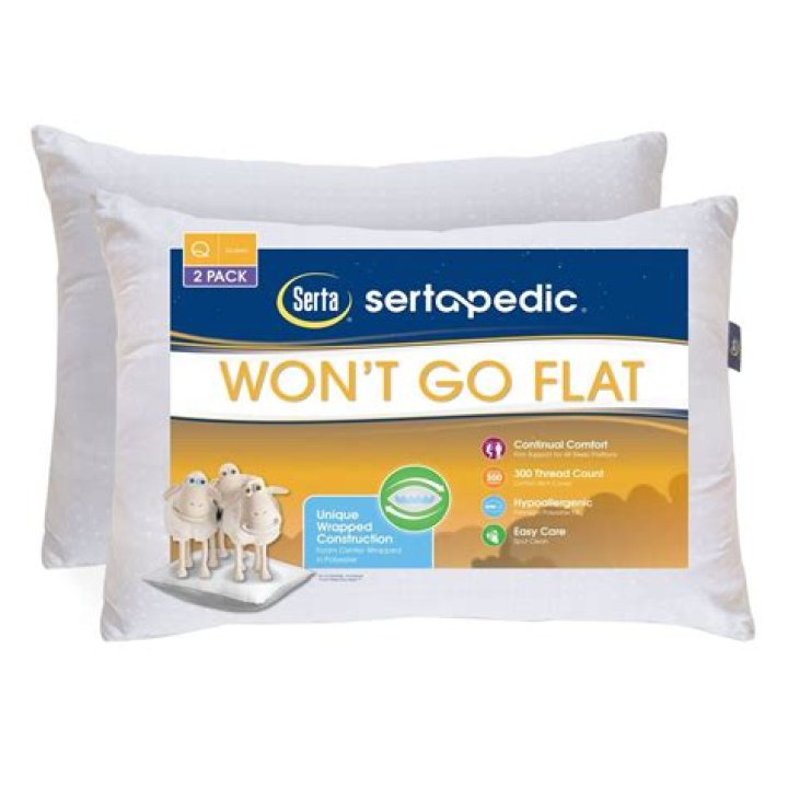 pillow that doesn’t go flat