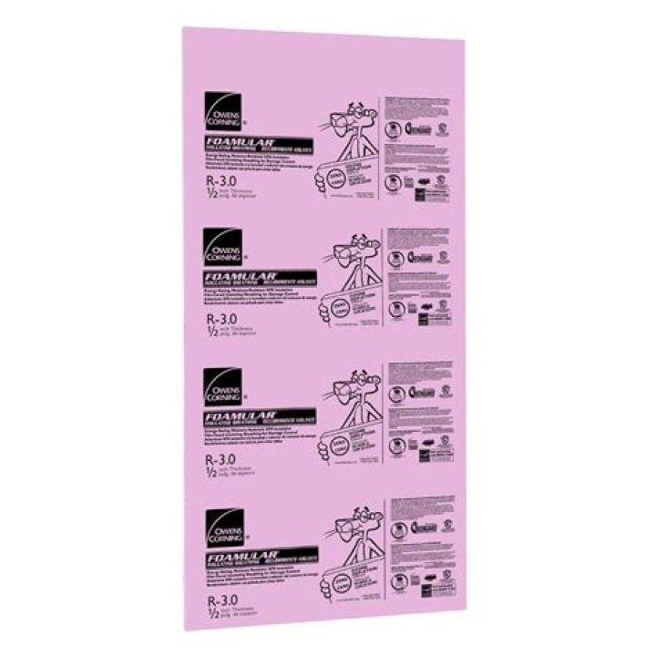 pink insulation board
