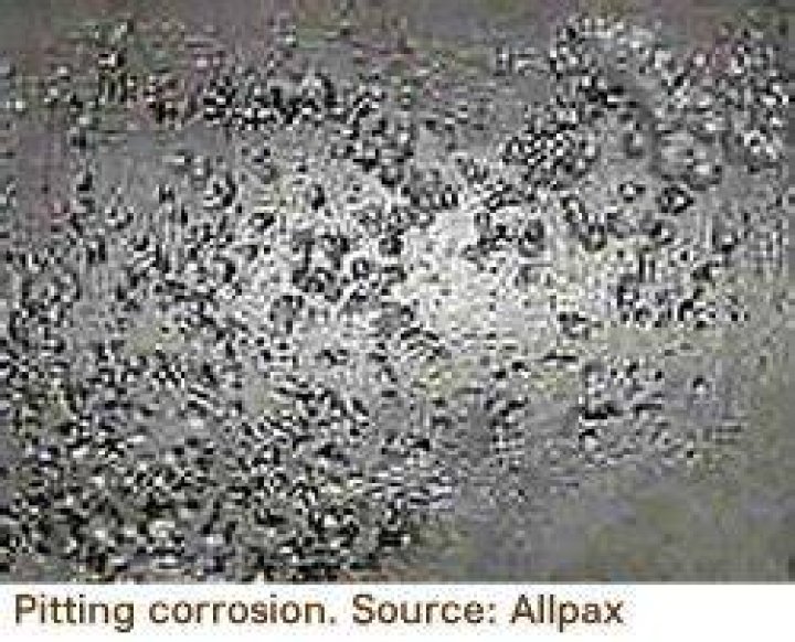 pitting stainless steel
