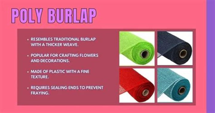 poly burlap