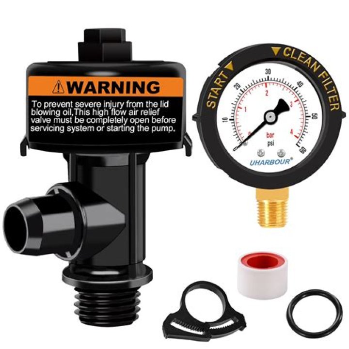 pool filter pressure relief valve