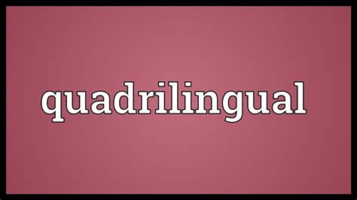 quadrilingual meaning