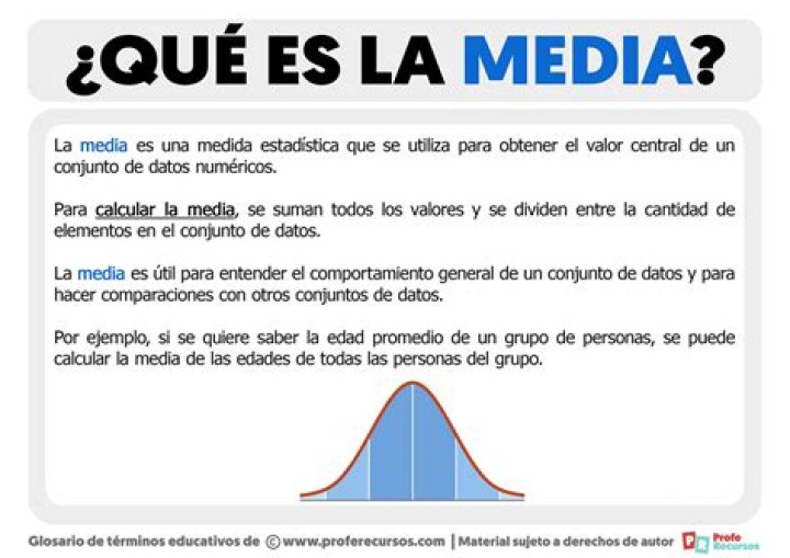 qué es la media