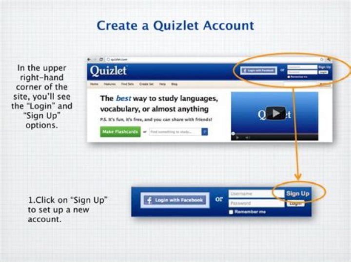 quizlet sign up