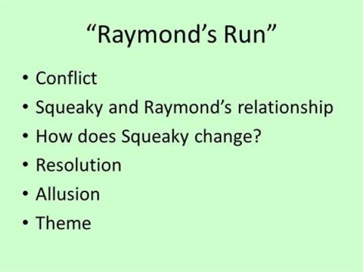 raymond’s run conflict