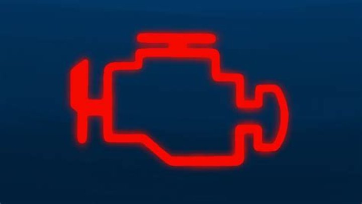red engine light