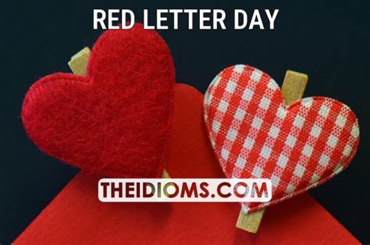 red letter day meaning