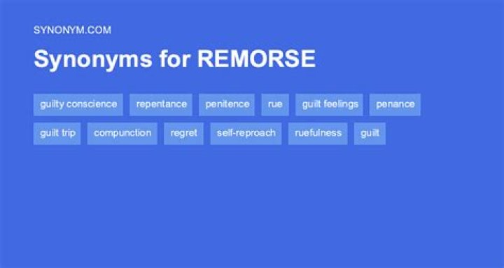 remorse synonym