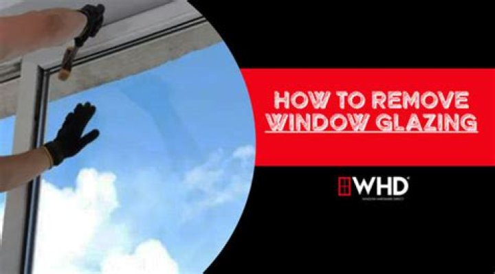 removing window glazing
