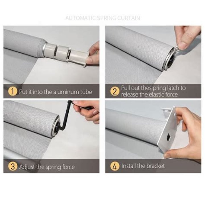 roller shade spring mechanism