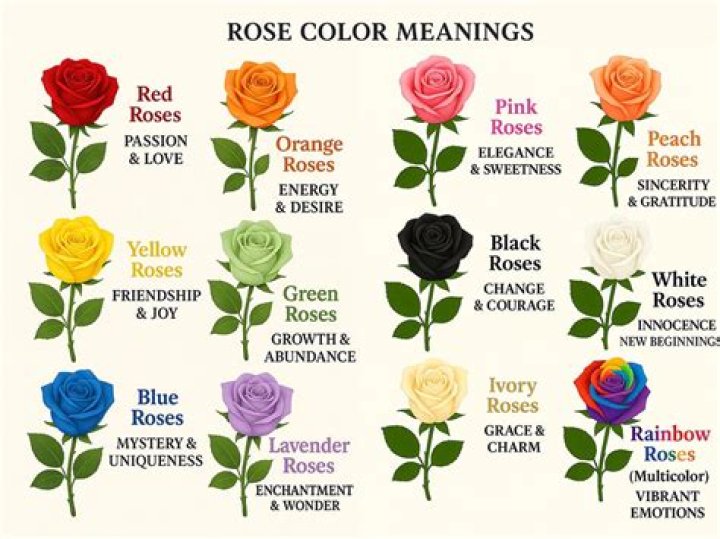 rose color for death