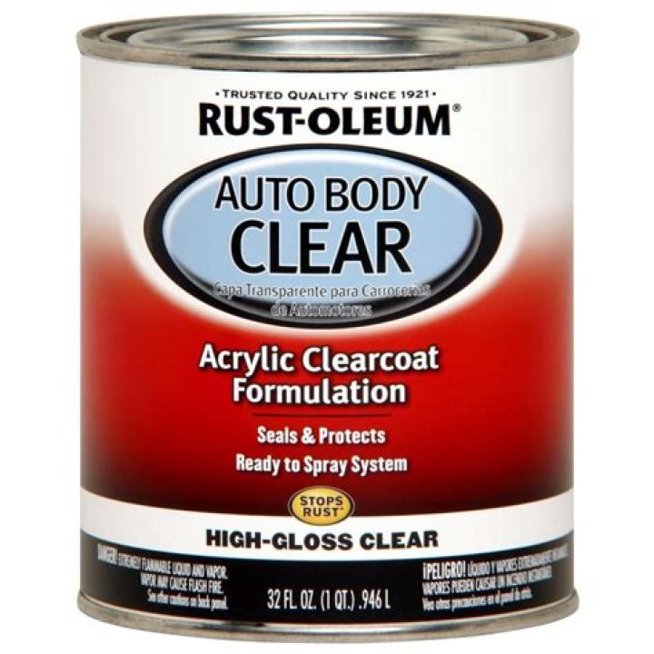 rustoleum clear coat