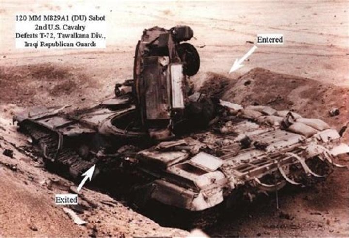 sabot round aftermath