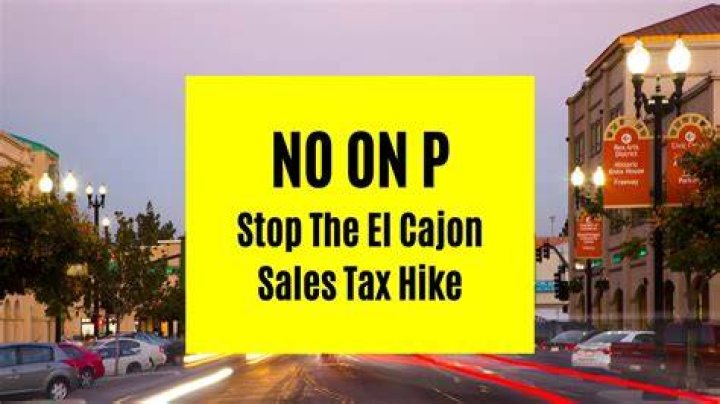 sales tax in el cajon ca