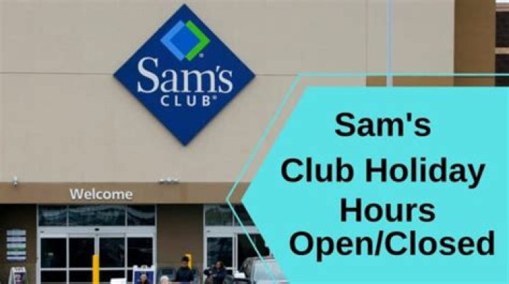 sam’s club holiday hours