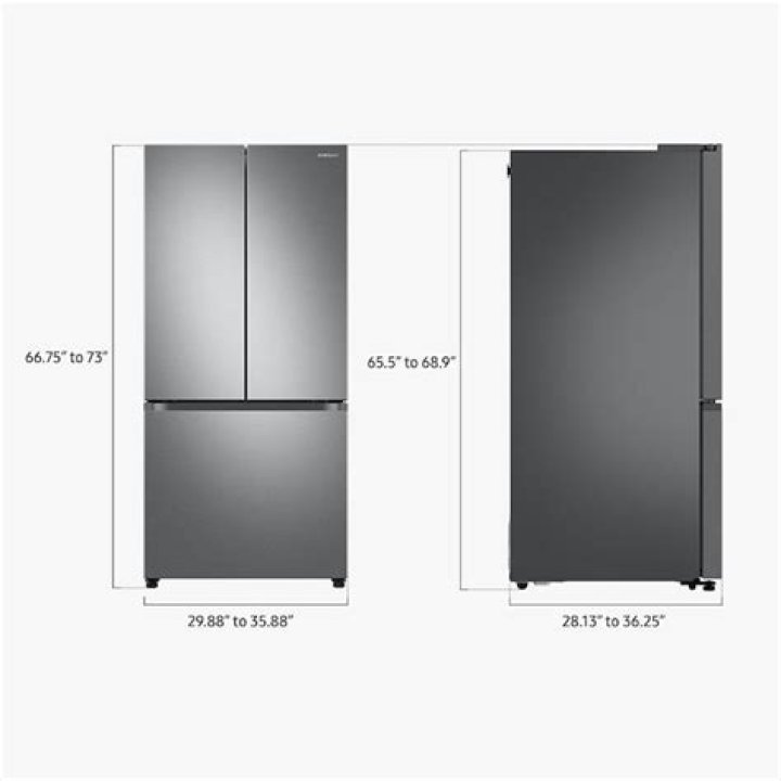 samsung fridge dimensions