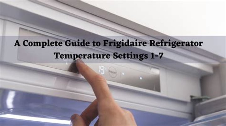 samsung fridge temperature setting 1-7