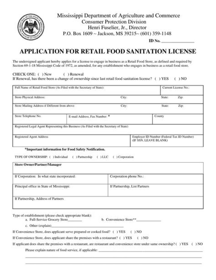 sanitation license