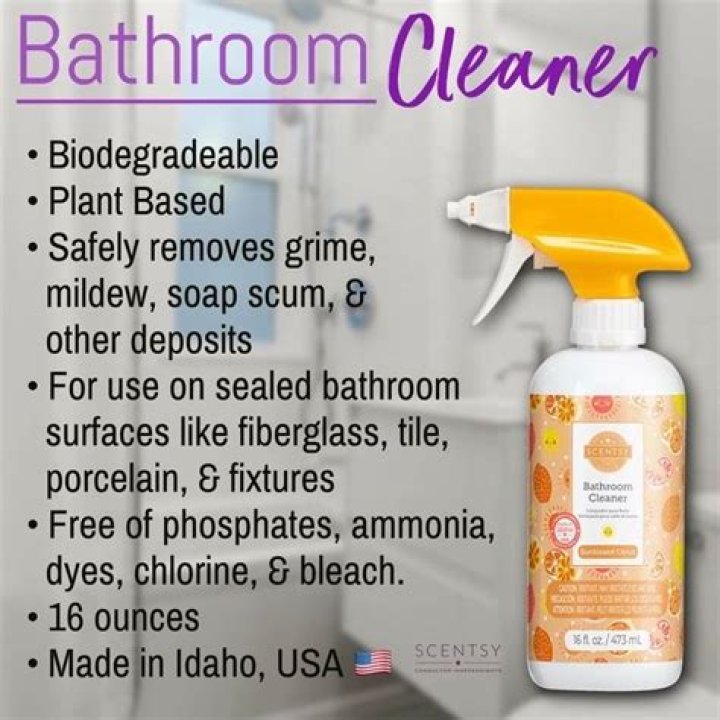 scentsy bathroom cleaner