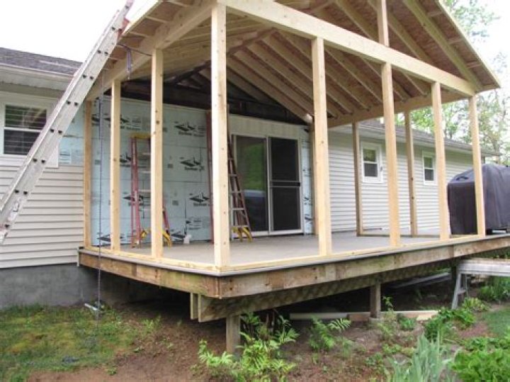 screened porch framing basics