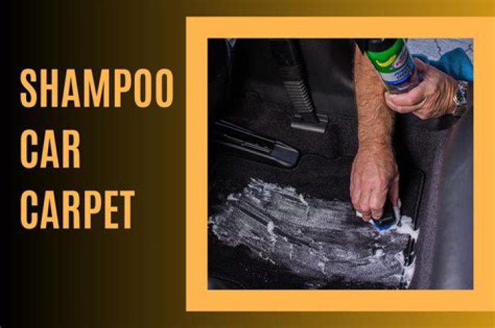 shampooing car carpet
