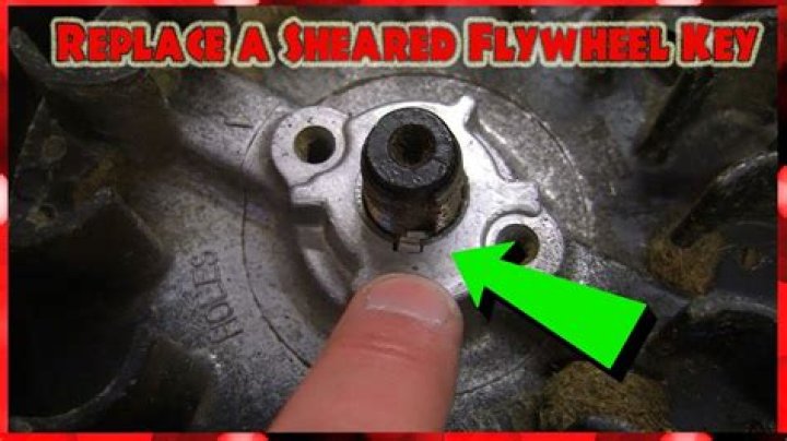 sheared flywheel key